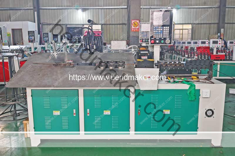 Automatic-CNC-2D-Wire-Bending-Making-Machine-with-Hole-Punching-Function